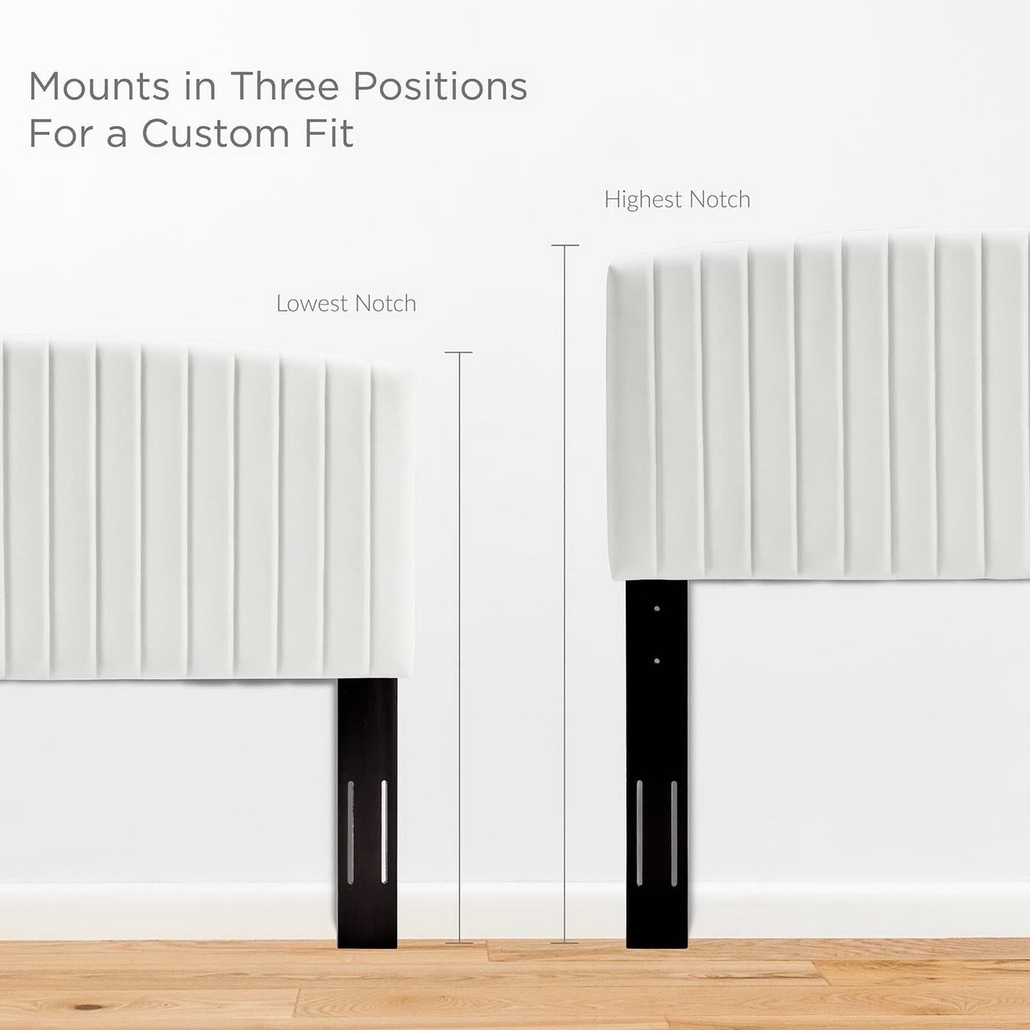 Rebecca Performance Velvet Full / Queen Headboard by Furniture For America