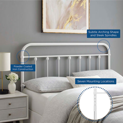 Sage Metal Twin Headboard by Furniture For America