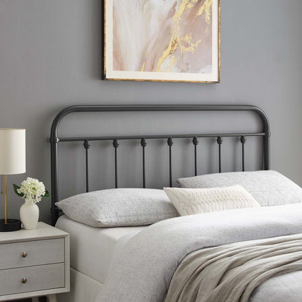 Sage Metal Full Headboard in Gray
