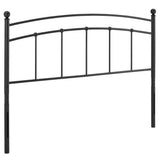 Estate Metal Twin Headboard in Black