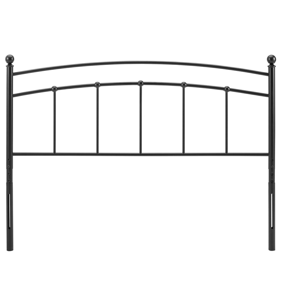 Estate Metal Twin Headboard in Black