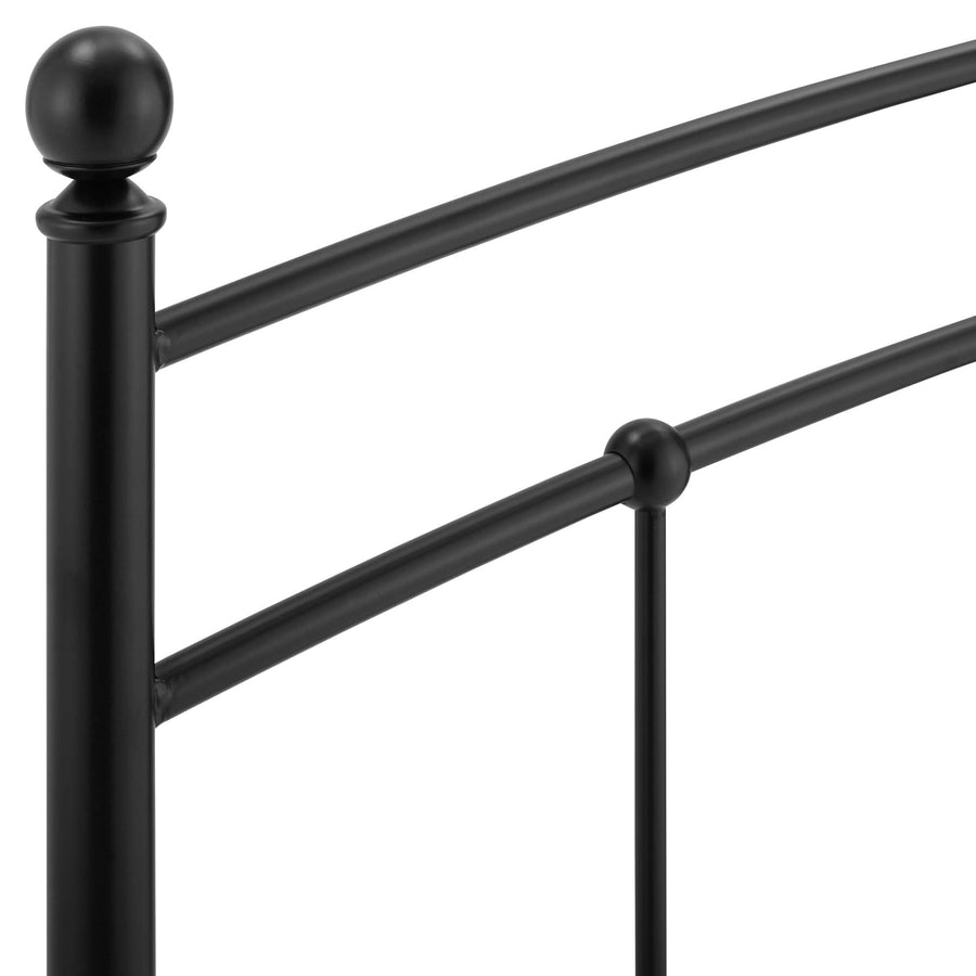 Estate Metal Twin Headboard in Black