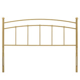 Estate Metal Twin Headboard in Gold