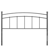 Estate Metal Twin Headboard in Gray