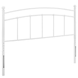 Estate Metal Twin Headboard in White