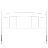 Estate Metal Twin Headboard in White