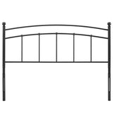 Estate Metal Full Headboard in Black