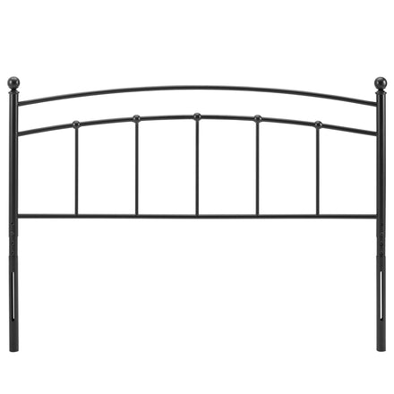 Abigail Metal Full Headboard in Black