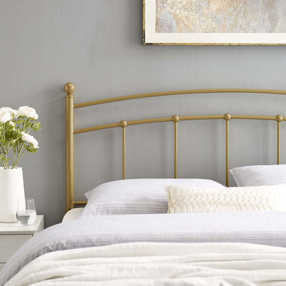Abigail Metal Full Headboard by Furniture For America
