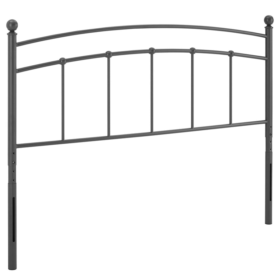 Estate Metal Full Headboard in Gray
