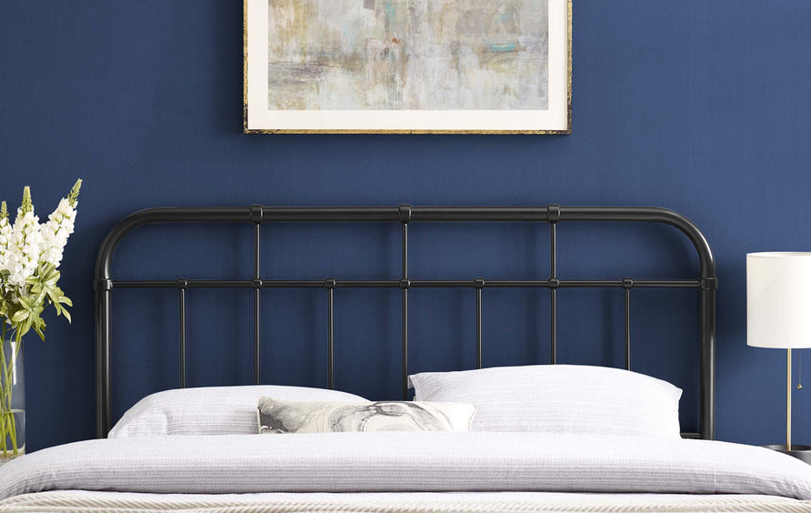 Chateau Metal Twin Headboard in Black
