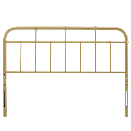 Alessia Metal Twin Headboard in Gold