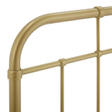 Chateau Metal Twin Headboard in Gold