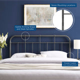 Chateau Metal Twin Headboard in Gray