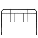 Chateau Metal Full Headboard in Black
