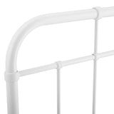 Chateau Metal Full Headboard in White