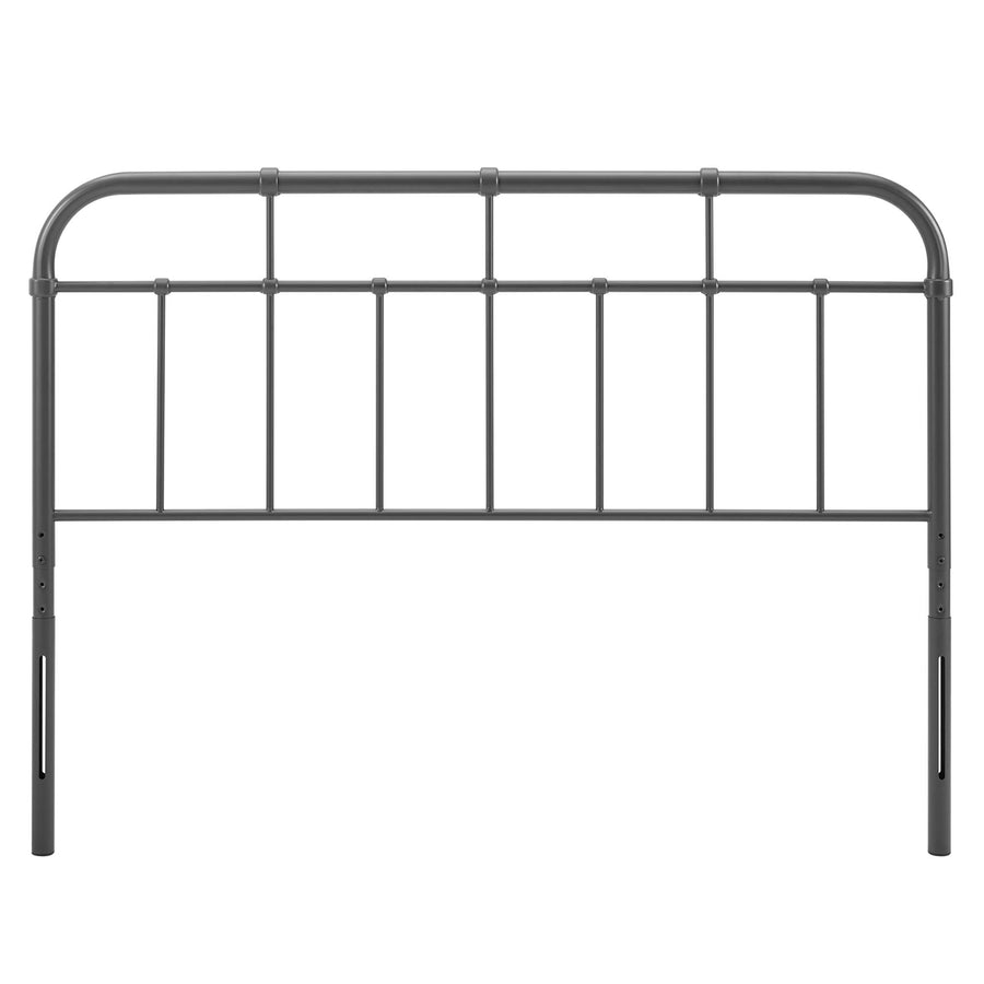 Chateau Metal King Headboard in Gray