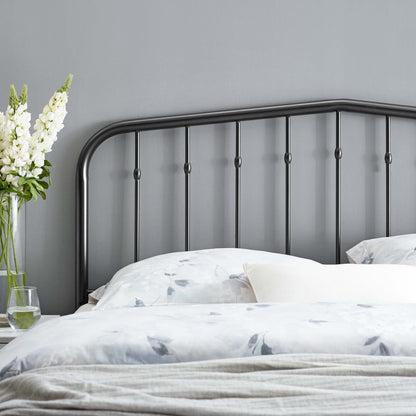Lennon Metal Twin Headboard by Furniture For America