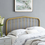 Forge Metal Twin Headboard in Gold