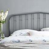 Forge Metal Twin Headboard in Gray