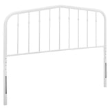 Forge Metal Twin Headboard in White