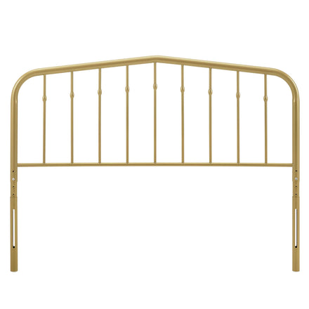 Lennon Metal Full Headboard in Gold