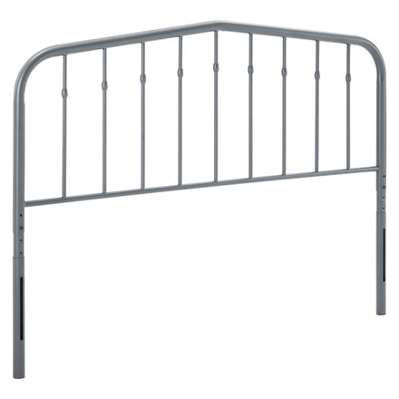 Lennon Metal Full Headboard in Gray