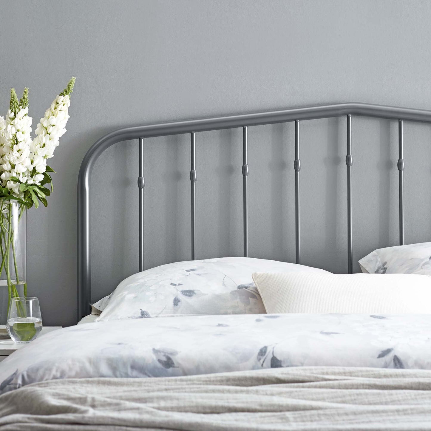 Lennon Metal Full Headboard by Furniture For America
