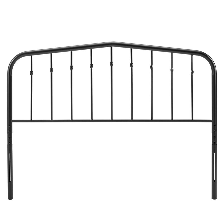 Forge Metal Queen Headboard in Black