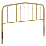 Forge Metal Queen Headboard in Gold