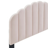 Jovie Performance Velvet Twin Headboard in Pink