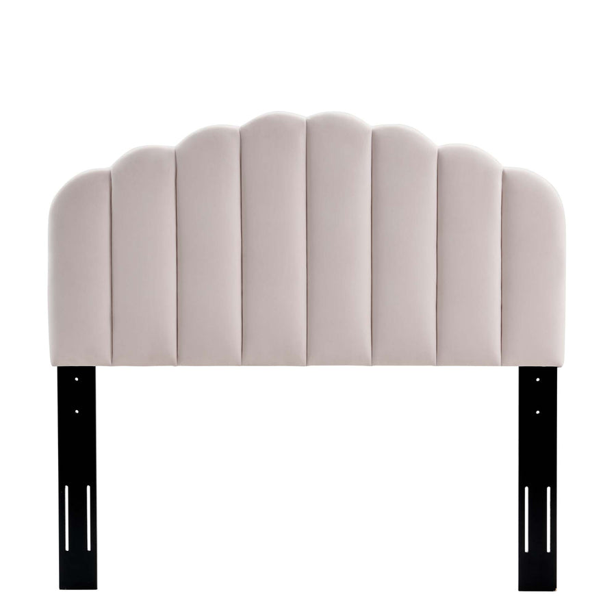 Jovie Performance Velvet Twin Headboard in Pink