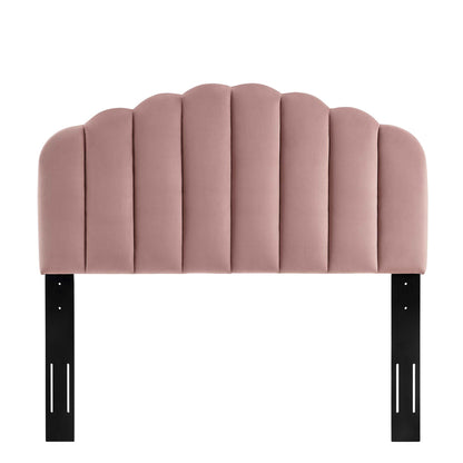 Veronique Performance Velvet Full/Queen Headboard by Furniture For America