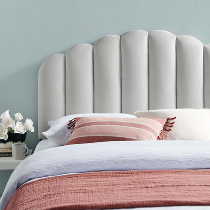 Veronique Performance Velvet Full/Queen Headboard by Furniture For America