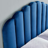 Jovie Performance Velvet Full/Queen Headboard in Navy