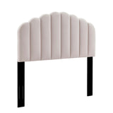 Jovie Performance Velvet Full/Queen Headboard in Pink