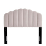 Jovie Performance Velvet Full/Queen Headboard in Pink