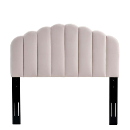 Veronique Performance Velvet Full/Queen Headboard by Furniture For America
