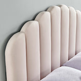 Jovie Performance Velvet Full/Queen Headboard in Pink