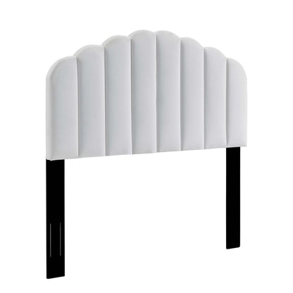 Veronique Performance Velvet Full/Queen Headboard by Furniture For America