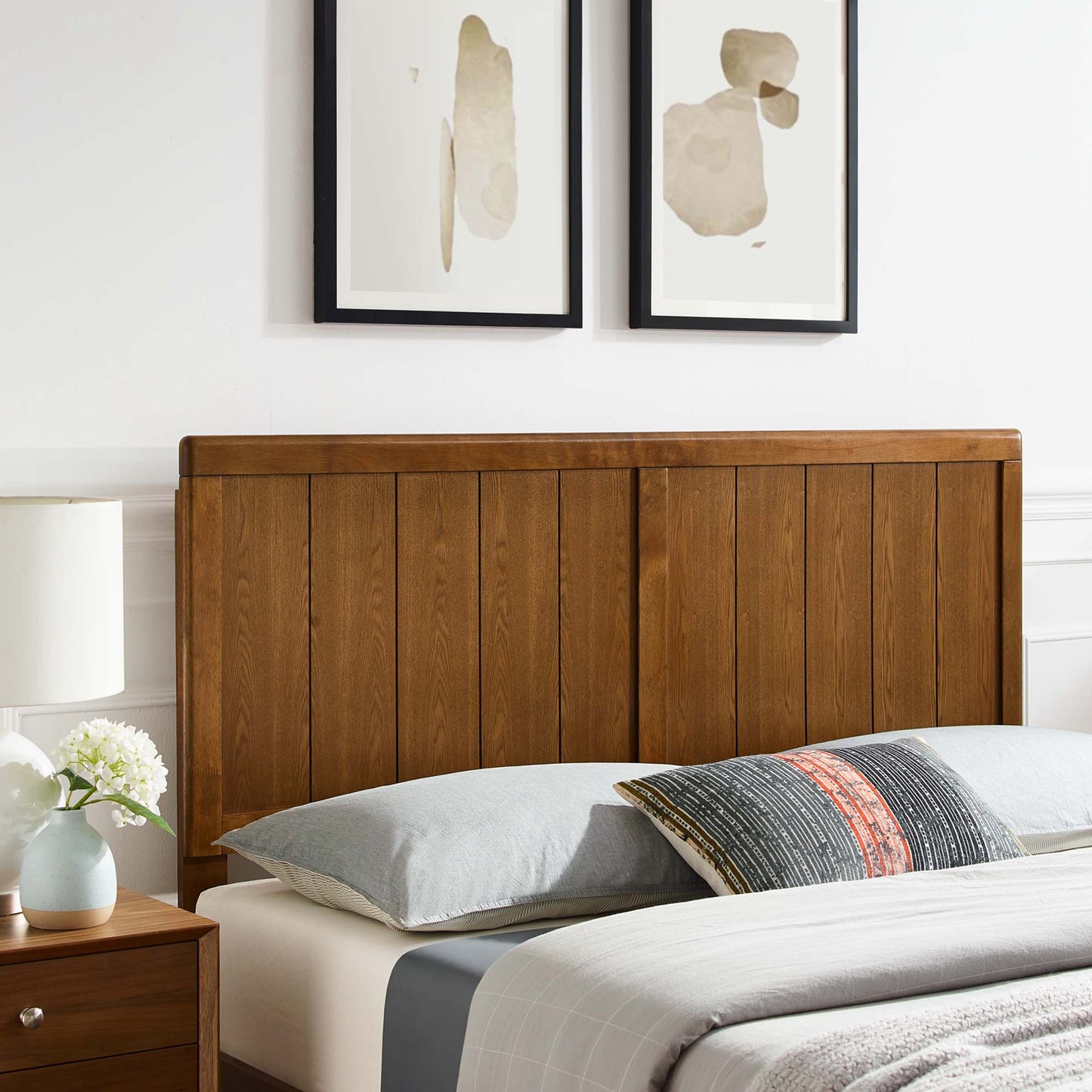 Robbie Wood Queen Headboard by Furniture For America