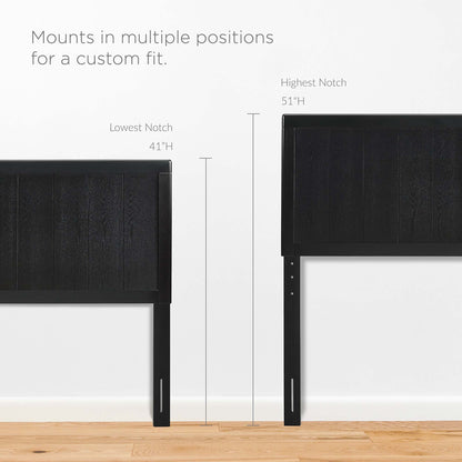 Robbie Wood King Headboard by Furniture For America