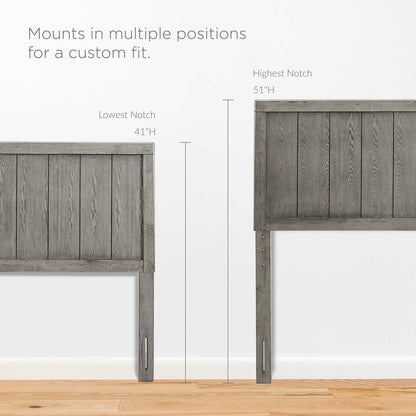 Robbie Wood King Headboard by Furniture For America