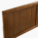 Gingham Wood King Headboard in Walnut