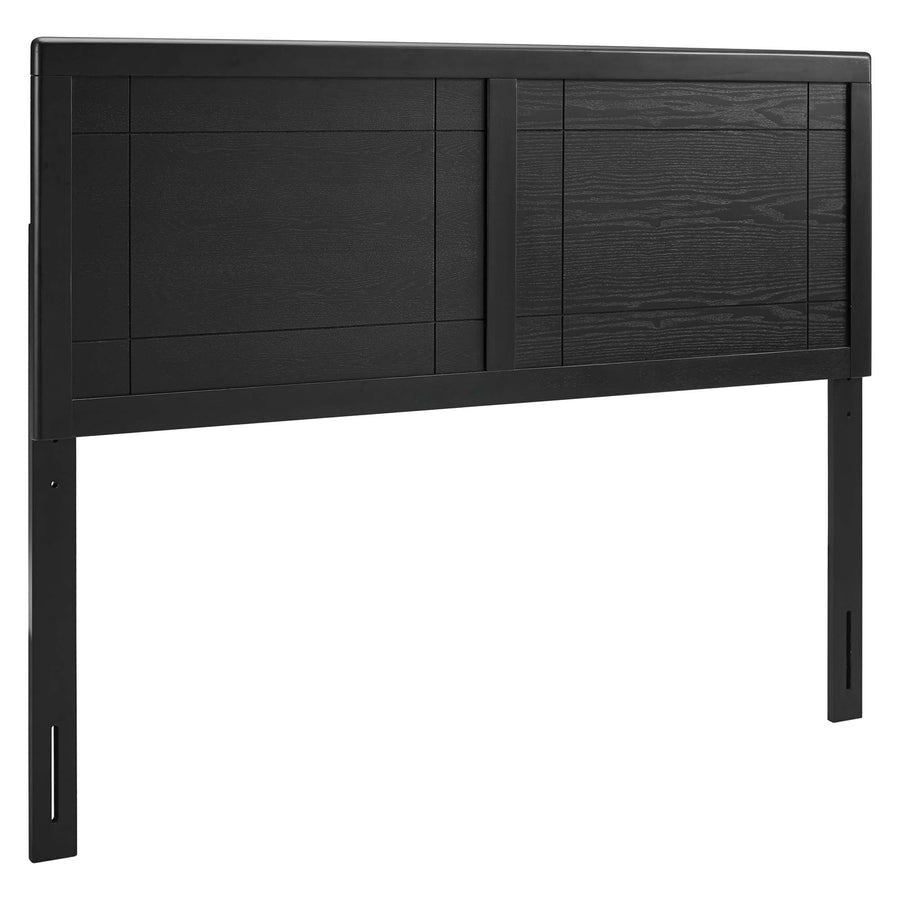 Sanctum Wood Twin Headboard in Black