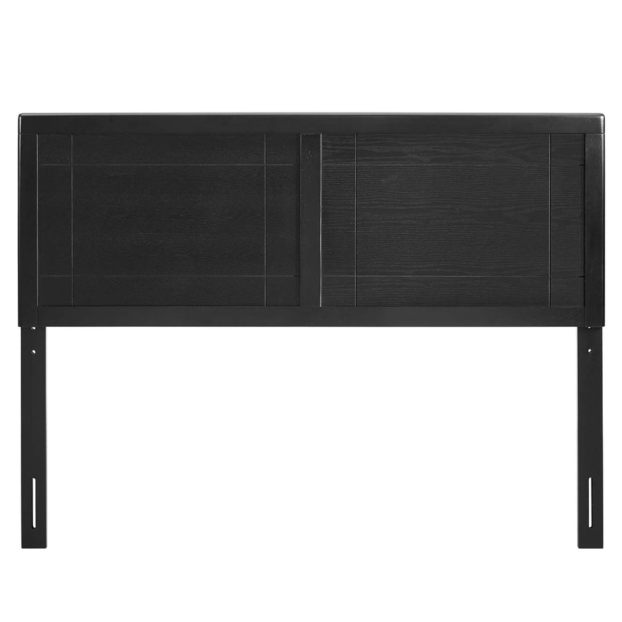 Sanctum Wood Twin Headboard in Black