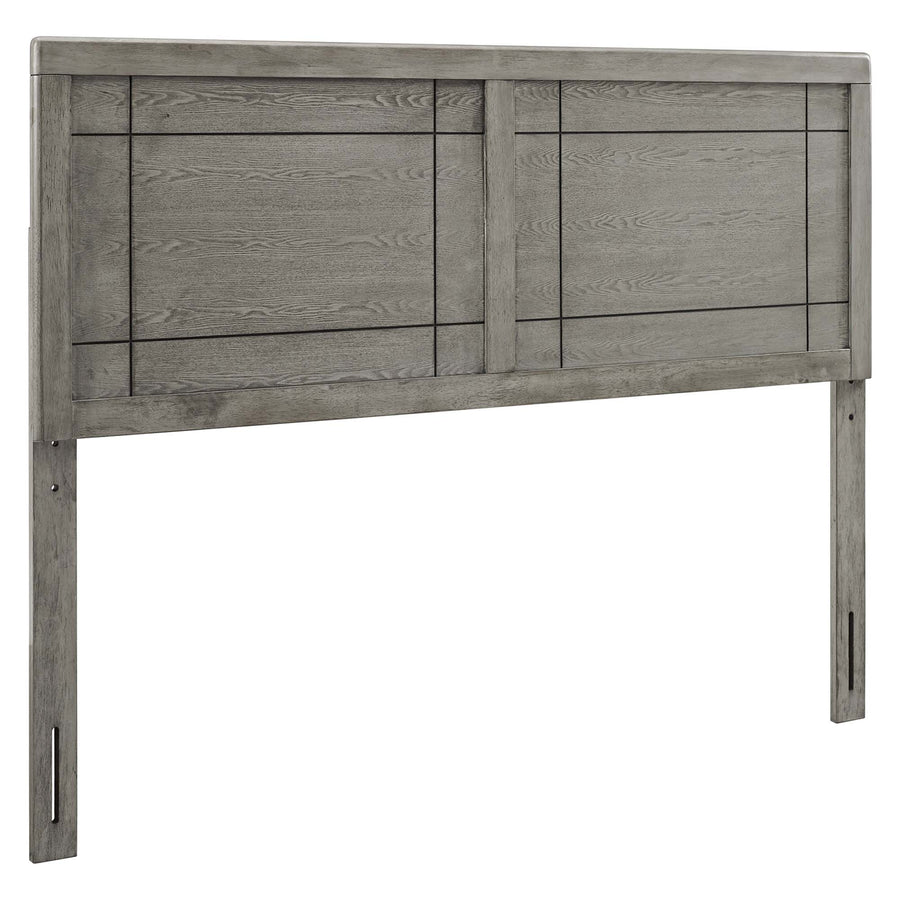 Sanctum Wood Twin Headboard in Gray
