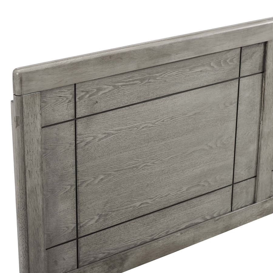 Sanctum Wood Twin Headboard in Gray