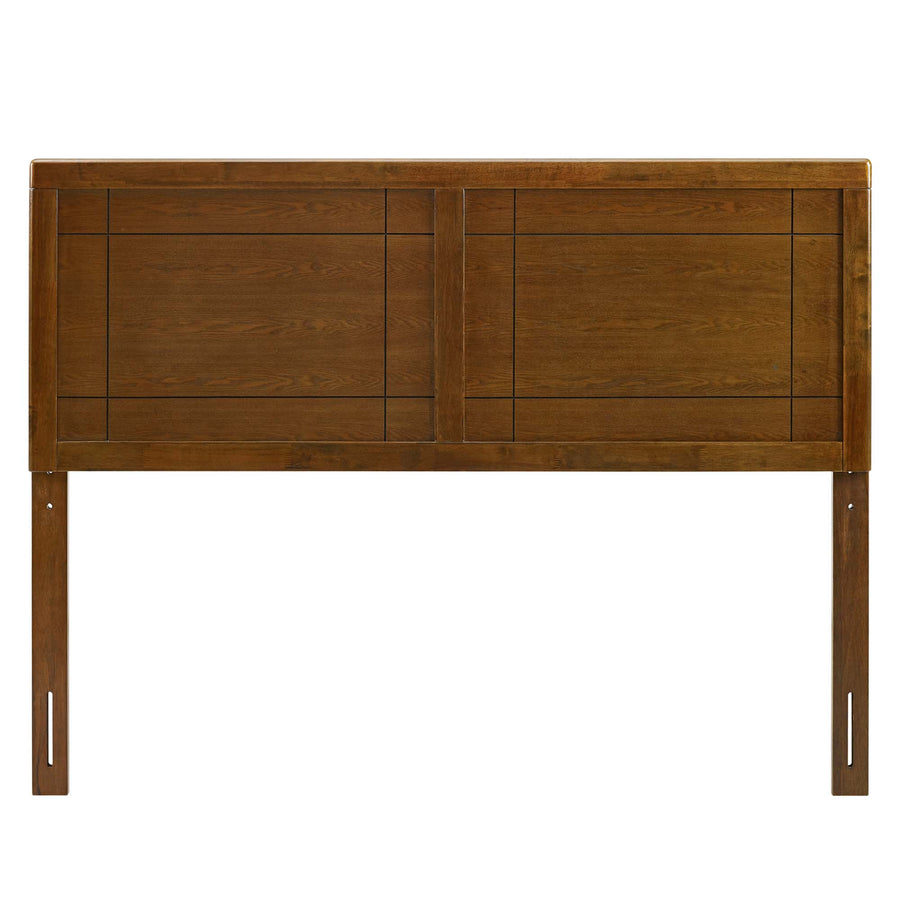 Sanctum Wood Twin Headboard in Walnut
