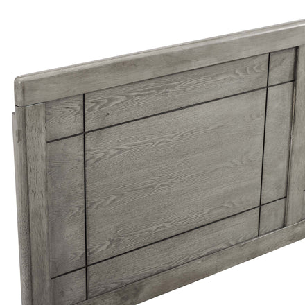 Archie Wood Full Headboard in Gray